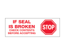 Stop if Seal is Broken Box Sealing Tape